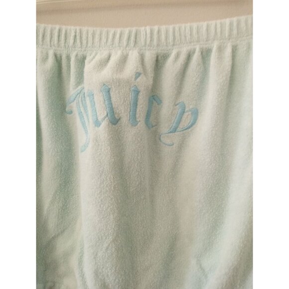 Vintage Look Juicy Couture Forever 21 Terry Cloth Women's Blue Short Rom… - Picture 2 of 7